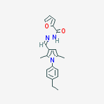 N'-{(1Z)-[1-(4-ethylphenyl)-2,5-dimethyl-1H-pyrrol-3-yl]methylidene}furan-2-carbohydrazide