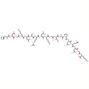 L-Lysine,L-histidyl-L-asparaginylglycyl-L-lysyl-L-leucyl-L-cysteinyl-L-arginyl-L-leucyl-L-lysylglycyl-L-isoleucyl-L-alanyl-L-prolyl-L-leucyl-L-glutaminyl-L-leucylglycyl-