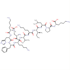 L-Lysine,L-lysyl-L-histidyl-L-phenylalanyl-L-a-glutamyl-L-lysyl-L-valyl-L-lysyl-L-isoleucyl-L-leucyl-L-prolyl-