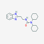 UREA, N-[2-(1H-BENZIMIDAZOL-2-YL)ETHYL]-N,N-DICYCLOHEXYL-