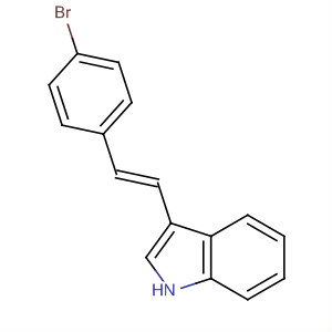 1H-Indole, 3-[2-(4-bromophenyl)ethenyl]-, (E)-