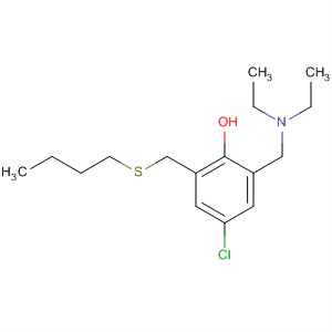 Phenol, 2-[(butylthio)methyl]-4-chloro-6-[(diethylamino)methyl]-