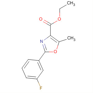 4-Oxazolecarboxylic acid, 2-(3-fluorophenyl)-5-methyl-, ethyl ester