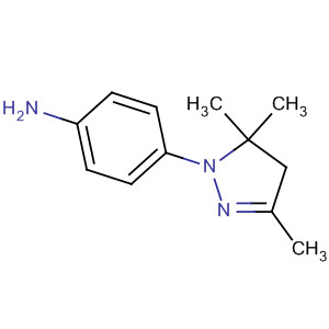 Benzenamine, 4-(4,5-dihydro-3,5,5-trimethyl-1H-pyrazol-1-yl)-
