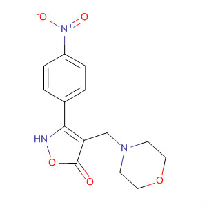 5(2H)-Isoxazolone, 4-(4-morpholinylmethyl)-3-(4-nitrophenyl)-