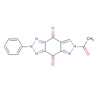 1,2,3-Triazolo[4,5-f]indazole-4,8(2H,6H)-dione, 6-acetyl-2-phenyl-