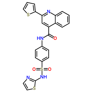 N-[4-(1,3-thiazol-2-ylsulfamoyl)phenyl]-2-(thiophen-2-yl)quinoline-4-carboxamide