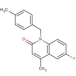 2(1H)-Quinolinone, 6-fluoro-4-methyl-1-[(4-methylphenyl)methyl]-
