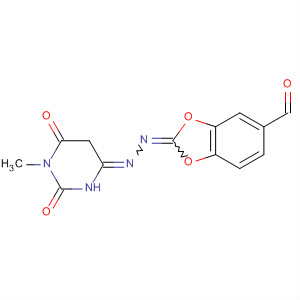 1,3-Benzodioxole-5-carboxaldehyde,(tetrahydro-1-methyl-2,6-dioxo-4(1H)-pyrimidinylidene)hydrazone