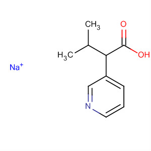 3-Pyridineacetic acid, a-(1-methylethyl)-, sodium salt