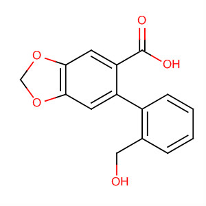 1,3-Benzodioxole-5-carboxylic acid, 6-[2-(hydroxymethyl)phenyl]-