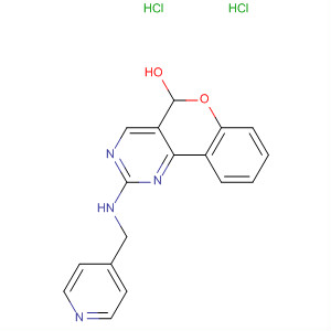 5H-[1]Benzopyrano[4,3-d]pyrimidin-5-ol, 2-[(4-pyridinylmethyl)amino]-,dihydrochloride