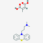 (2Z)-2-methylbut-2-enedioic acid - N,N-dimethyl-3-(10H-phenothiazin-10-yl)propan-1-amine (1:1)