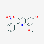 6,8-DIMETHOXY-2-(2-NITROPHENYL)QUINOLINE