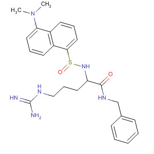Pentanamide,5-[(aminoiminomethyl)amino]-2-[[[5-(dimethylamino)-1-naphthalenyl]sulfonyl]amino]-N-(phenylmethyl)-