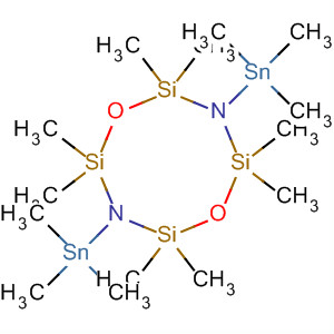 1,5-Dioxa-3,7-diaza-2,4,6,8-tetrasilacyclooctane,2,2,4,4,6,6,8,8-octamethyl-3,7-bis(trimethylstannyl)-