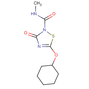 1,2,4-Thiadiazole-2(3H)-carboxamide,5-(cyclohexyloxy)-N-methyl-3-oxo-