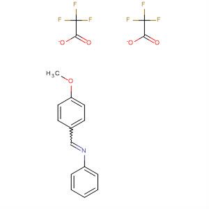 Benzenamine, N-[(4-methoxyphenyl)methylene]-, bis(trifluoroacetate)