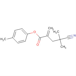 Pentanoic acid, 4-cyano-4-methyl-2-methylene-, 4-methylphenyl ester