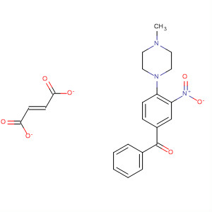 Methanone, [4-(4-methyl-1-piperazinyl)-3-nitrophenyl]phenyl-,(2E)-2-butenedioate (1:1)
