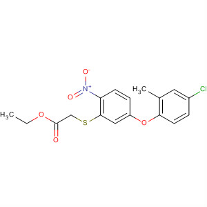 Acetic acid, [[5-(4-chloro-2-methylphenoxy)-2-nitrophenyl]thio]-, ethylester