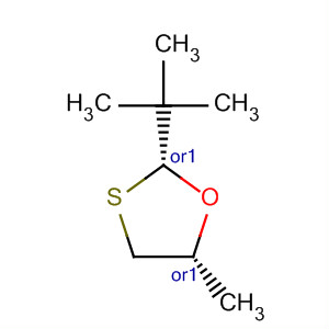1,3-Oxathiolane, 2-(1,1-dimethylethyl)-5-methyl-, cis-