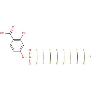 Benzoic acid, 4-[[(heptadecafluorooctyl)sulfonyl]oxy]-2-hydroxy-
