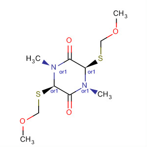 2,5-Piperazinedione, 3,6-bis[(methoxymethyl)thio]-1,4-dimethyl-, cis-
