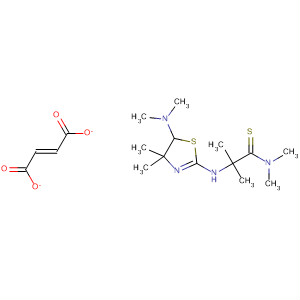 Propanethioamide,2-[[5-(dimethylamino)-4,5-dihydro-4,4-dimethyl-2-thiazolyl]amino]-N,N,2-trimethyl-, (2E)-2-butenedioate (1:1)