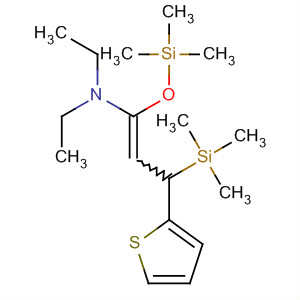 1-Propen-1-amine,N,N-diethyl-3-(2-thienyl)-3-(trimethylsilyl)-1-[(trimethylsilyl)oxy]-