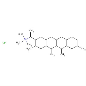 1,4:5,12,6,11-Trimethanonaphthacene-2-methanaminium,octadecahydro-N,N,N,3,8-pentamethyl-, chloride