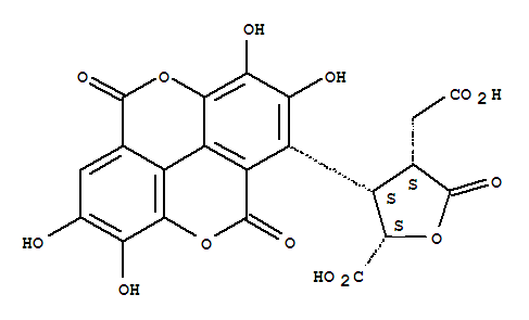 3-Furanaceticacid,5-carboxy-4-(5,10-dihydro-2,3,7,8-tetrahydroxy-5,10-dioxo[1]benzopyrano[5,4,3-cde][1]benzopyran-1-yl)tetrahydro-2-oxo-,[3S-(3a,4a,5a)]-