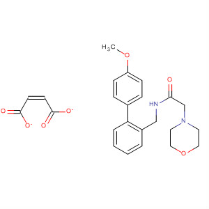 4-Morpholineacetamide, N-[(4-methoxyphenyl)phenylmethyl]-,(2Z)-2-butenedioate (1:1)
