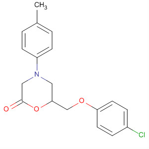 2-Morpholinone, 6-[(4-chlorophenoxy)methyl]-4-(4-methylphenyl)-