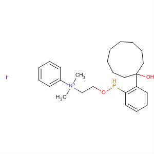 Benzenaminium,N-[2-[[(1-hydroxycyclononyl)phenylphosphinyl]oxy]ethyl]-N,N-dimethyl-,iodide