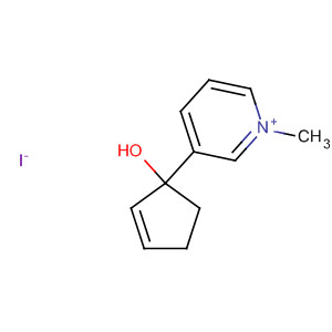 Pyridinium, 3-(1-hydroxy-2-cyclopenten-1-yl)-1-methyl-, iodide