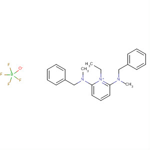 Pyridinium, 1-ethyl-2,6-bis[methyl(phenylmethyl)amino]-,tetrafluoroborate(1-)
