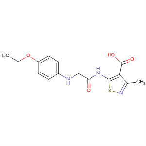 4-Isothiazolecarboxylic acid,5-[[[(4-ethoxyphenyl)amino]acetyl]amino]-3-methyl-