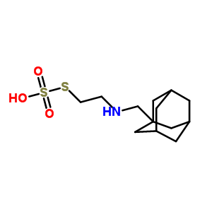 S-{2-[(tricyclo[3.3.1.1~3,7~]dec-1-ylmethyl)amino]ethyl} hydrogen sulfurothioate