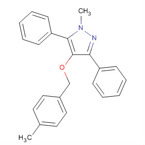 1H-Pyrazole, 1-methyl-4-[(4-methylphenyl)methoxy]-3,5-diphenyl-