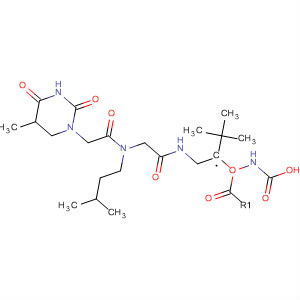 Carbamic acid,[2-[[[[(3,4-dihydro-5-methyl-2,4-dioxo-1(2H)-pyrimidinyl)acetyl](3-methylbutyl)amino]acetyl]amino]ethyl]-, 1,1-dimethylethyl ester
