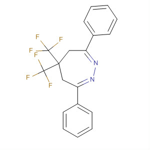 4H-1,2-Diazepine, 5,6-dihydro-3,7-diphenyl-5,5-bis(trifluoromethyl)-