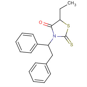 4-Thiazolidinone, 3-(1,2-diphenylethyl)-5-ethyl-2-thioxo-
