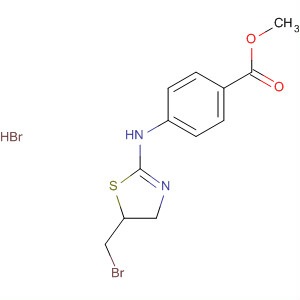 Benzoic acid, 4-[[5-(bromomethyl)-4,5-dihydro-2-thiazolyl]amino]-,methyl ester, monohydrobromide
