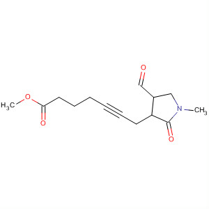 5-Heptynoic acid, 7-(4-formyl-1-methyl-2-oxo-3-pyrrolidinyl)-, methylester, trans-