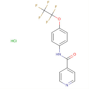 4-Pyridinecarboxamide, N-[4-(pentafluoroethoxy)phenyl]-,monohydrochloride