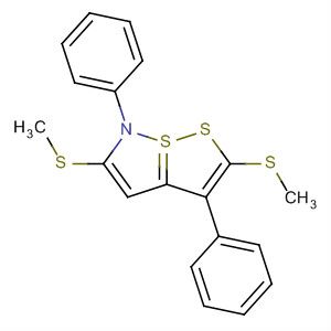 6H-7l4-[1,2]Dithiolo[5,1-e]isothiazole, 2,5-bis(methylthio)-3,6-diphenyl-