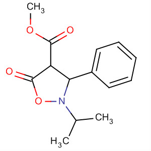 4-Isoxazolidinecarboxylic acid, 2-(1-methylethyl)-5-oxo-3-phenyl-,methyl ester, trans-