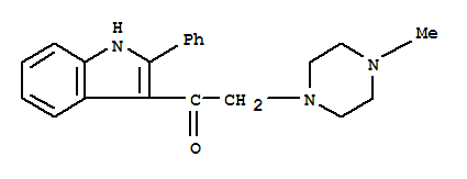 2-(4-Methylpiperazin-1-yl)-1-(2-phenyl-1H-indol-3-yl)ethanone