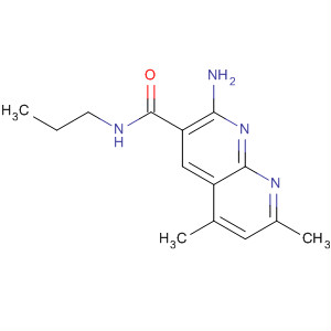 1,8-Naphthyridine-3-carboxamide, 2-amino-5,7-dimethyl-N-propyl-